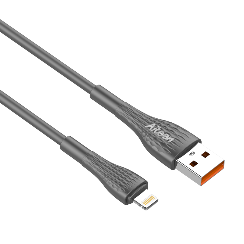 A16-LG Lightning Data Cable 1m 30W Fast Charging Grey Color